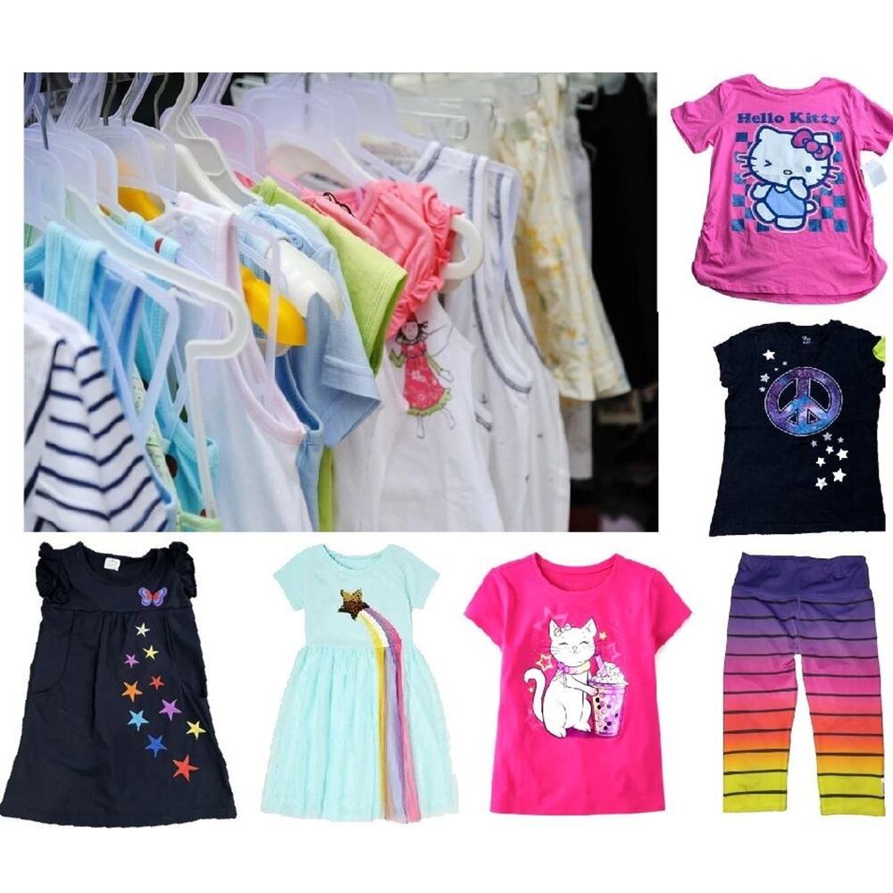 EUC Lot Girls Clothes 15pcs Spring/Summer Shorts, Graphic tees & More Size 8-10